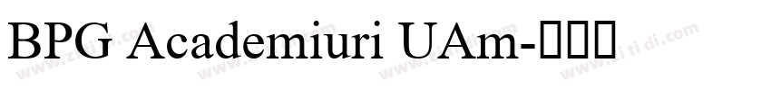 BPG Academiuri UAm字体转换